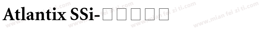 Atlantix SSi字体转换